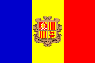 Nationalflagge, Andorra