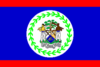 Nationalflagge, Belize