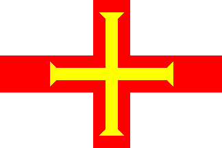 Nationalflagge, Guernsey