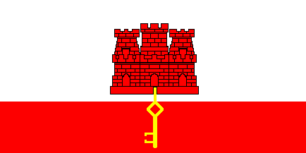 Nationalflagge, Gibraltar