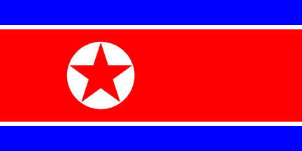 Nationalflagge, Nordkorea