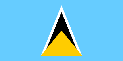 Nationalflagge, Saint Lucia