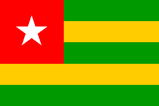 Nationalflagge, Togo