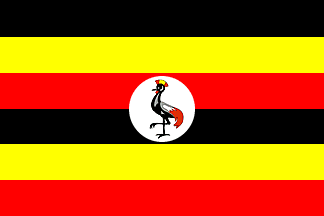 Nationalflagge, Uganda