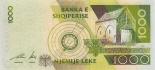1000 lek (other side) 1000