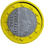 1 euro (other side, country Luxemburg) 1