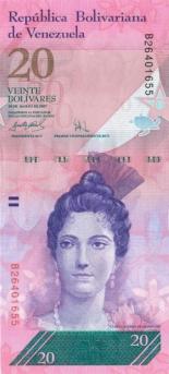 20 bolivares 20