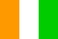 Nationalflagge, Cote d`voire (Elfenbeinküste)